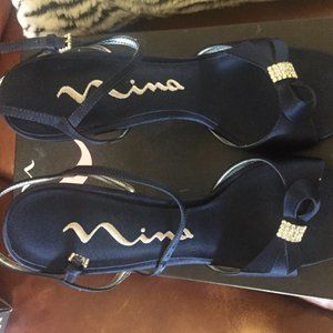 Brand New Dance Shoes Tango - Nina Blue Size 9